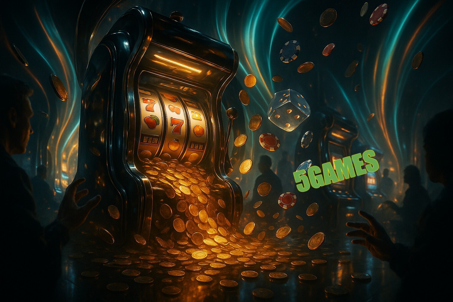 Diversos jogos de caça-níqueis